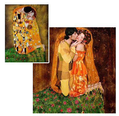 The Kiss (Fullview) -  Gusrav Klimt oil painting