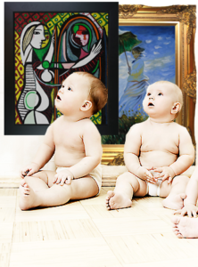 Babies prefer Pablo Picasso Oil Paintings