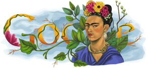 Frida's Doodle on Google.com
