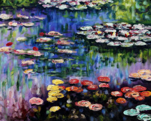 Monet - Water Lilies (pink)