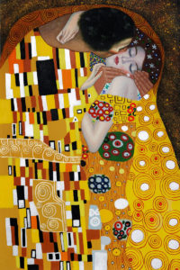 Klimt The Kiss Oil Painting