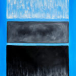 Rothko - White and Black in Blue