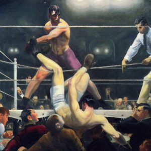 George Wesley Bellows’ Dempsey and Firpo Boxing Fight Art