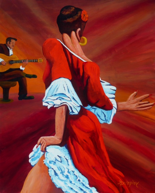 DANCING IN RED by Anthony Dunphy