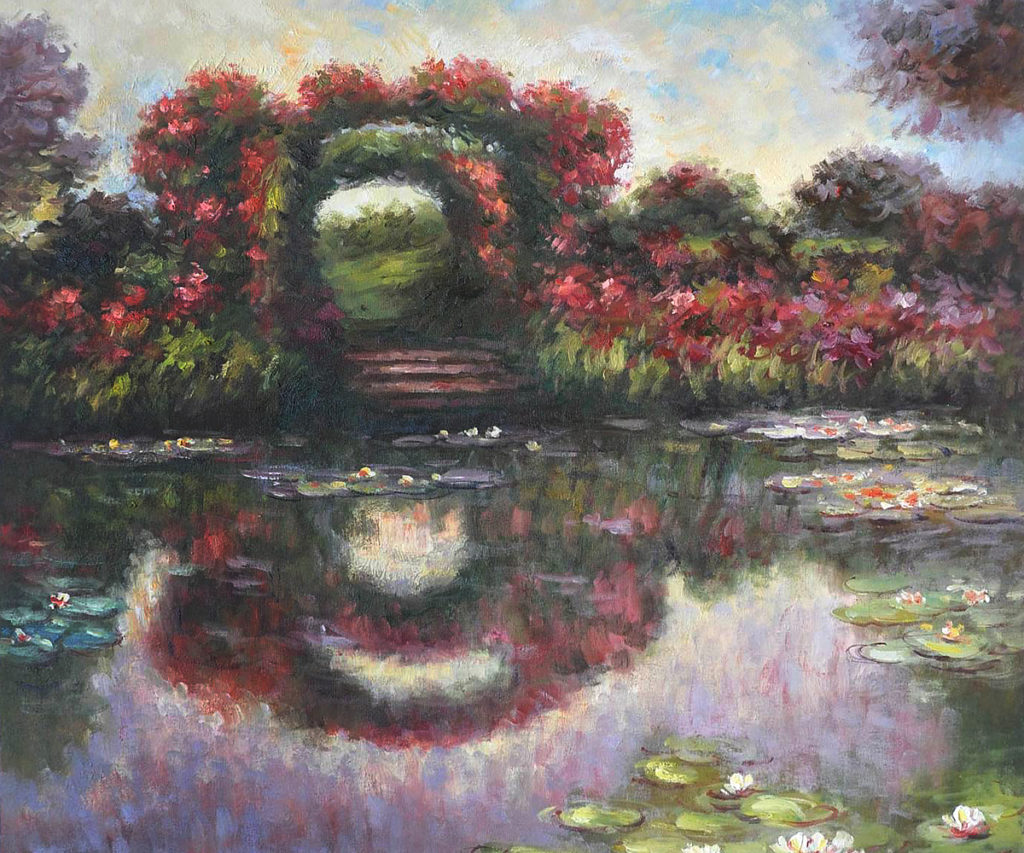 Monet - Flowering Arches, Giverny, 1913