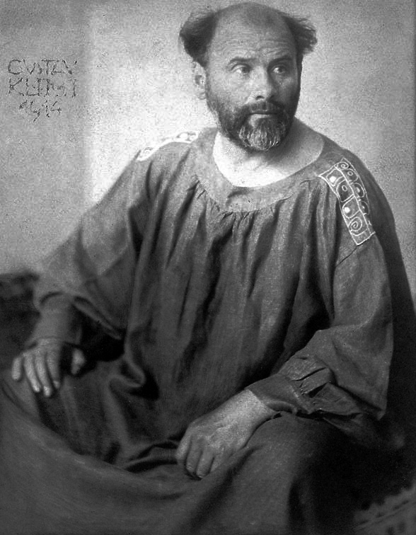 Gustav Klimt, in a 1914 photo