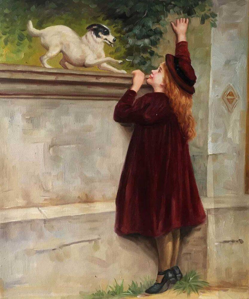 Briton-Riviere_Play-Fellows_Daughter's-Day