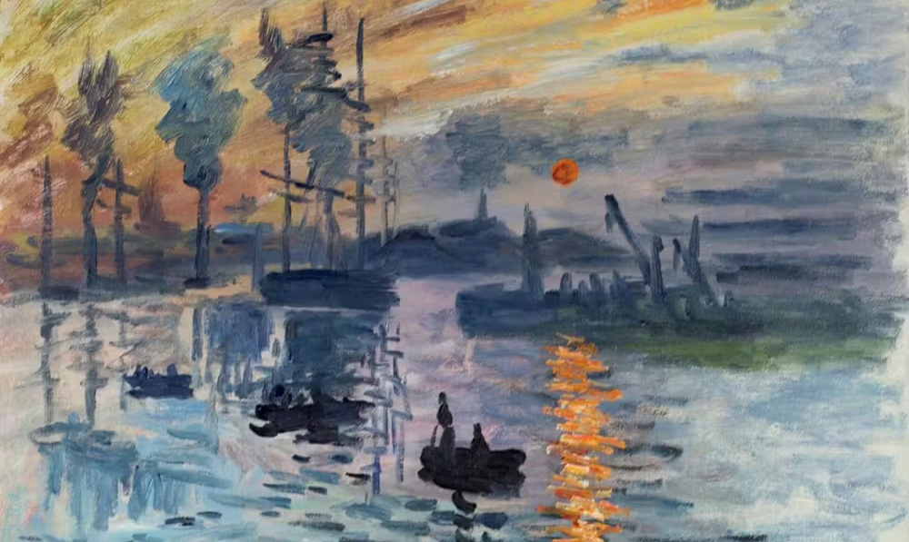 Impressionism sunrise by Claude Monet