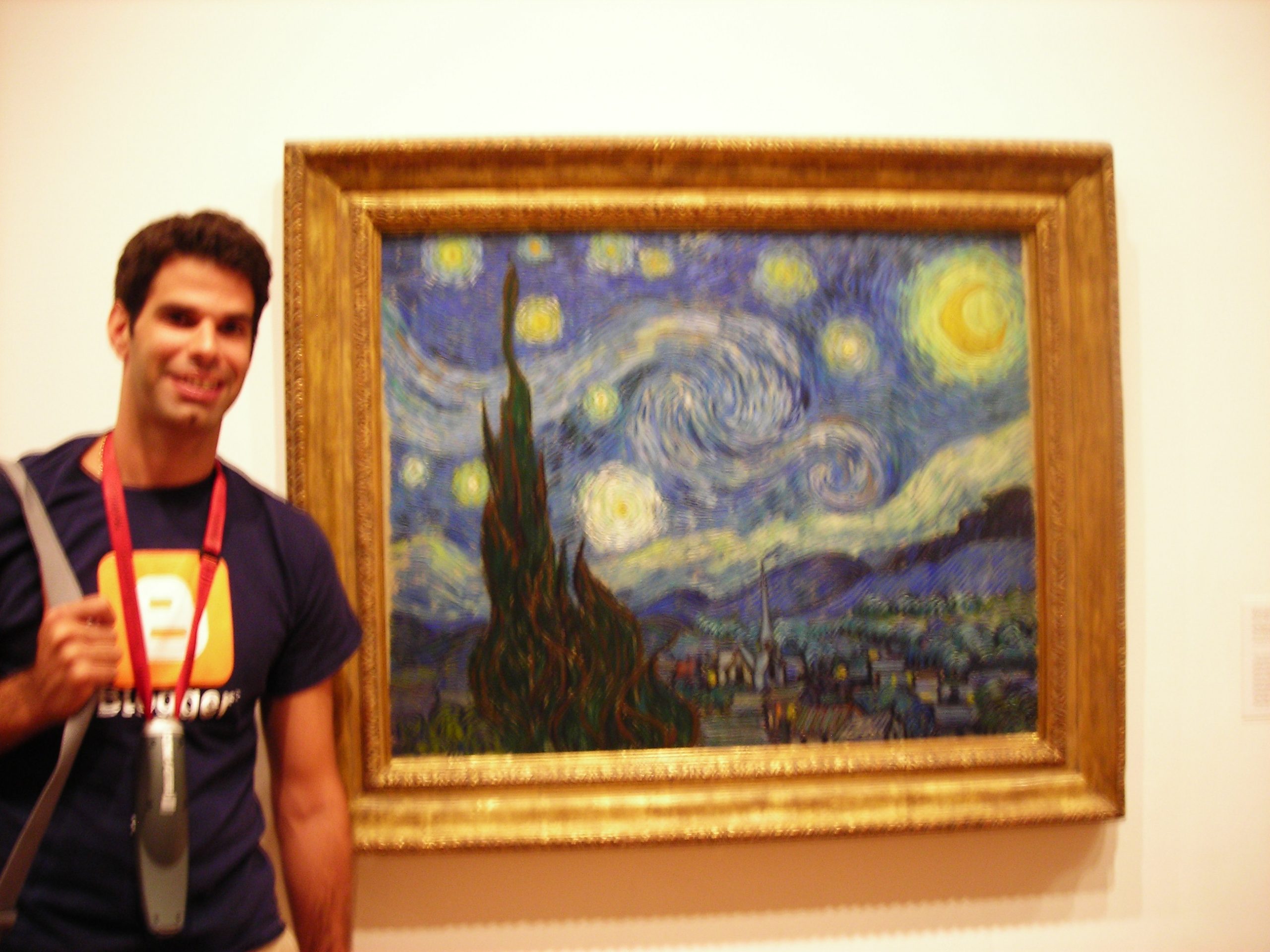 My Visit to the MoMA and the Starry Night Oil Painting