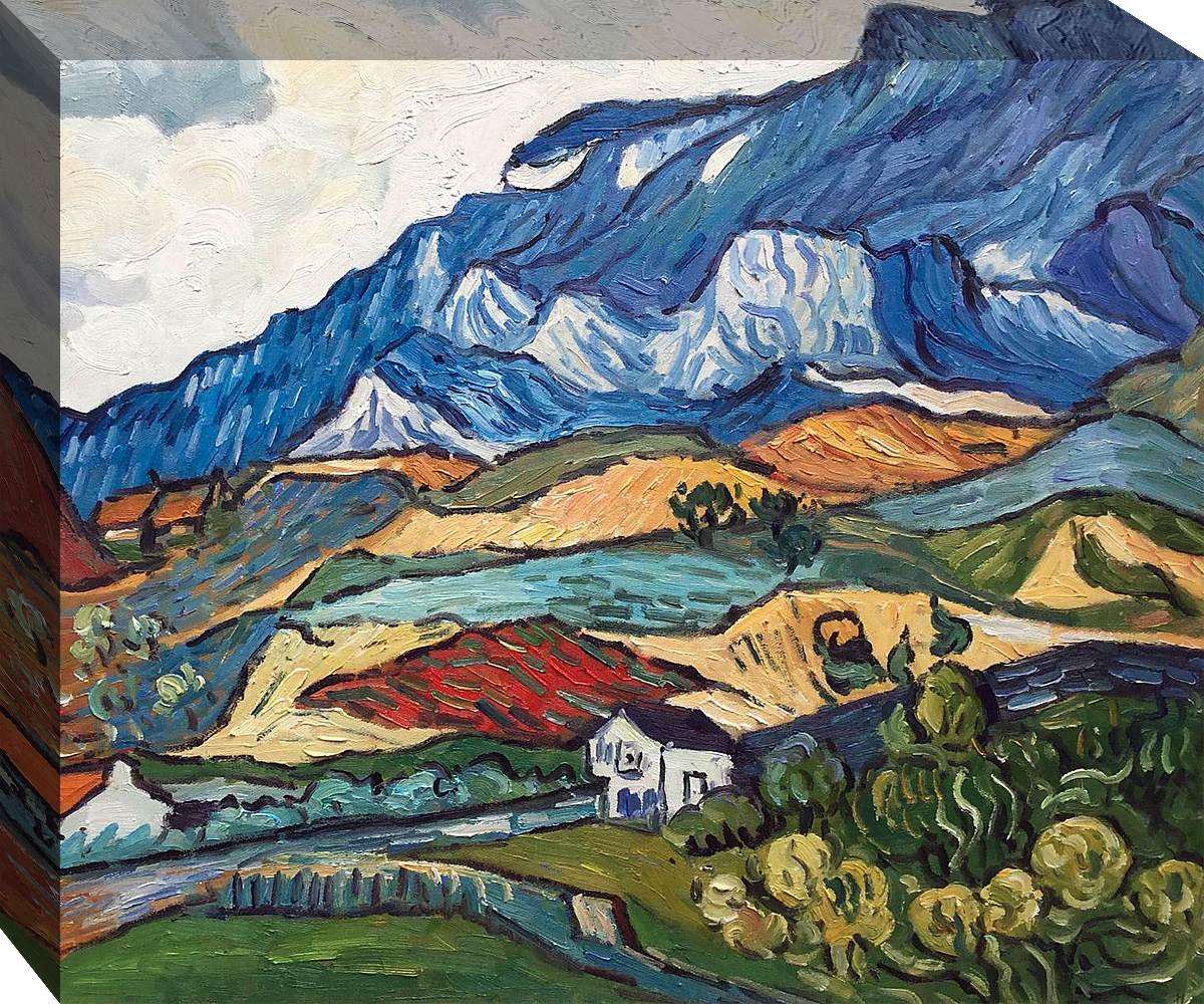Vincent Van Gogh Les Alpilles Mountain Landscape Near South Reme
